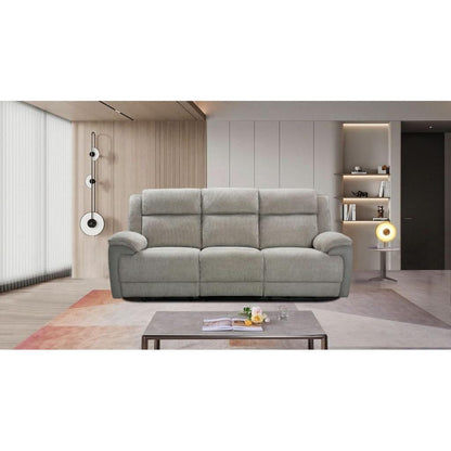 COLVOS 3-SEATER ELECTRIC RECLINER SOFA OYSTER COLOUR
