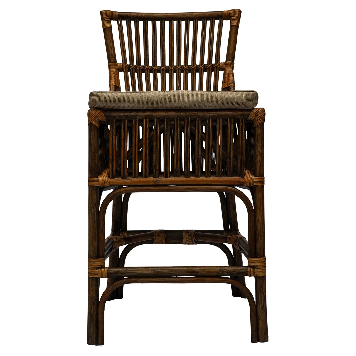 Bracken Rattan Bar Stool / Counter Stool - Antique