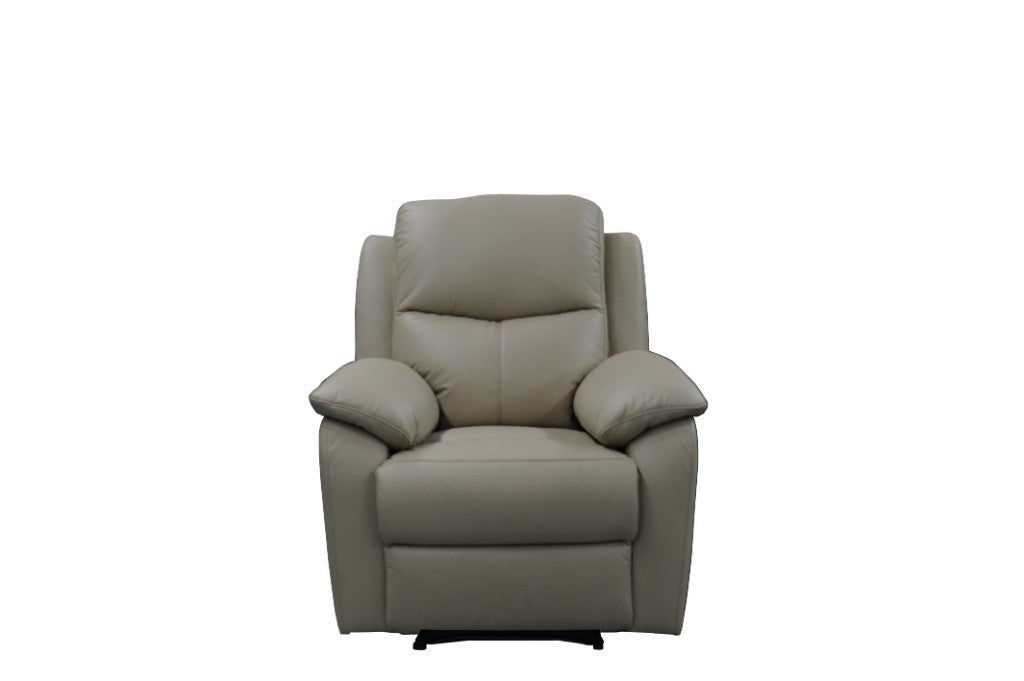 LANCY PREMIUM LEATHER 3 SEATER SOFA - 2 MANUAL RECLINERS+ 2-SINGLE MANUAL RECLINER  ARMCHAIRS WHEAT