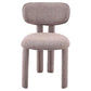 ASPEN FABRIC DINING CHAIR LIGHT CHERRY COLOUR