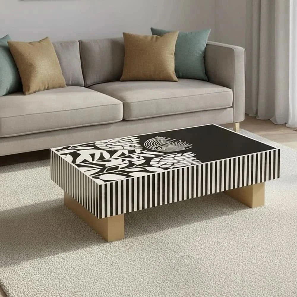 CYNTHIA MOTHER OF PEARL HAND INLAY 4-DOOR SIDEBOARD/BUFFET - MyChocolateWood