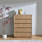 Ava Messmate Timber 5 Drawer Tallboy /Chest of Drawers