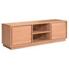 ZAFRAN MESSMATE TIMBER 2-DOOR TV UNIT ETU - NATURAL 150CM - MyChocolateWood