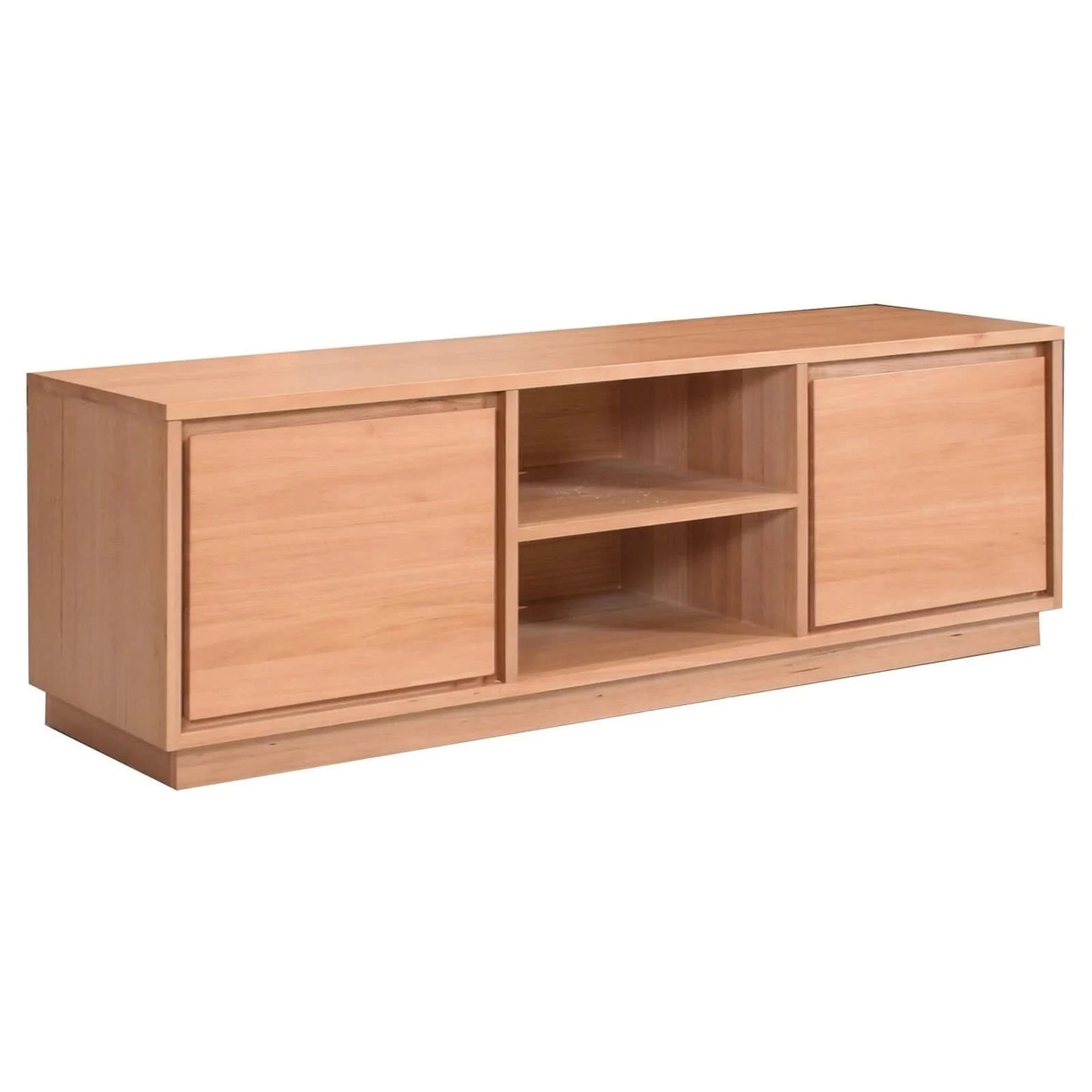 ZAFRAN MESSMATE TIMBER 2-DOOR TV UNIT ETU - NATURAL 150CM - MyChocolateWood
