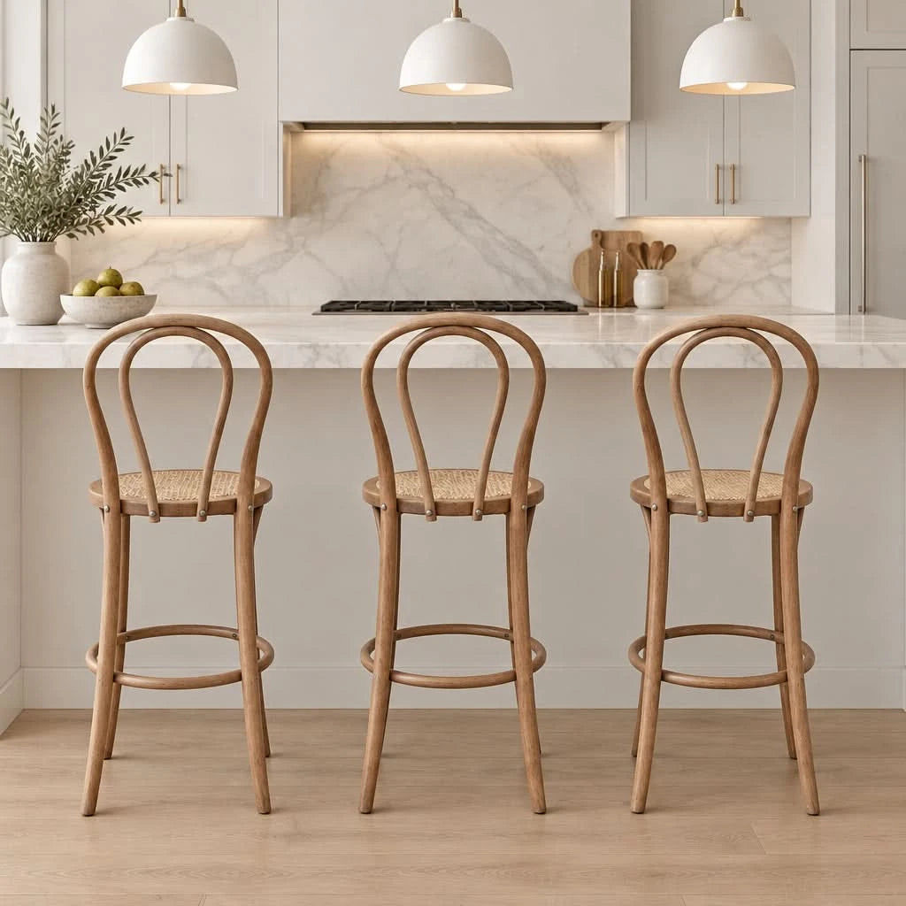 Maren Solid Oak Bar Stool/Counter Stool 42x48x104 Natural