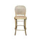 BAHAMAS NATURAL HAMPTON STYLE RATTAN BAR STOOL/COUNTER STOOL - MyChocolateWood