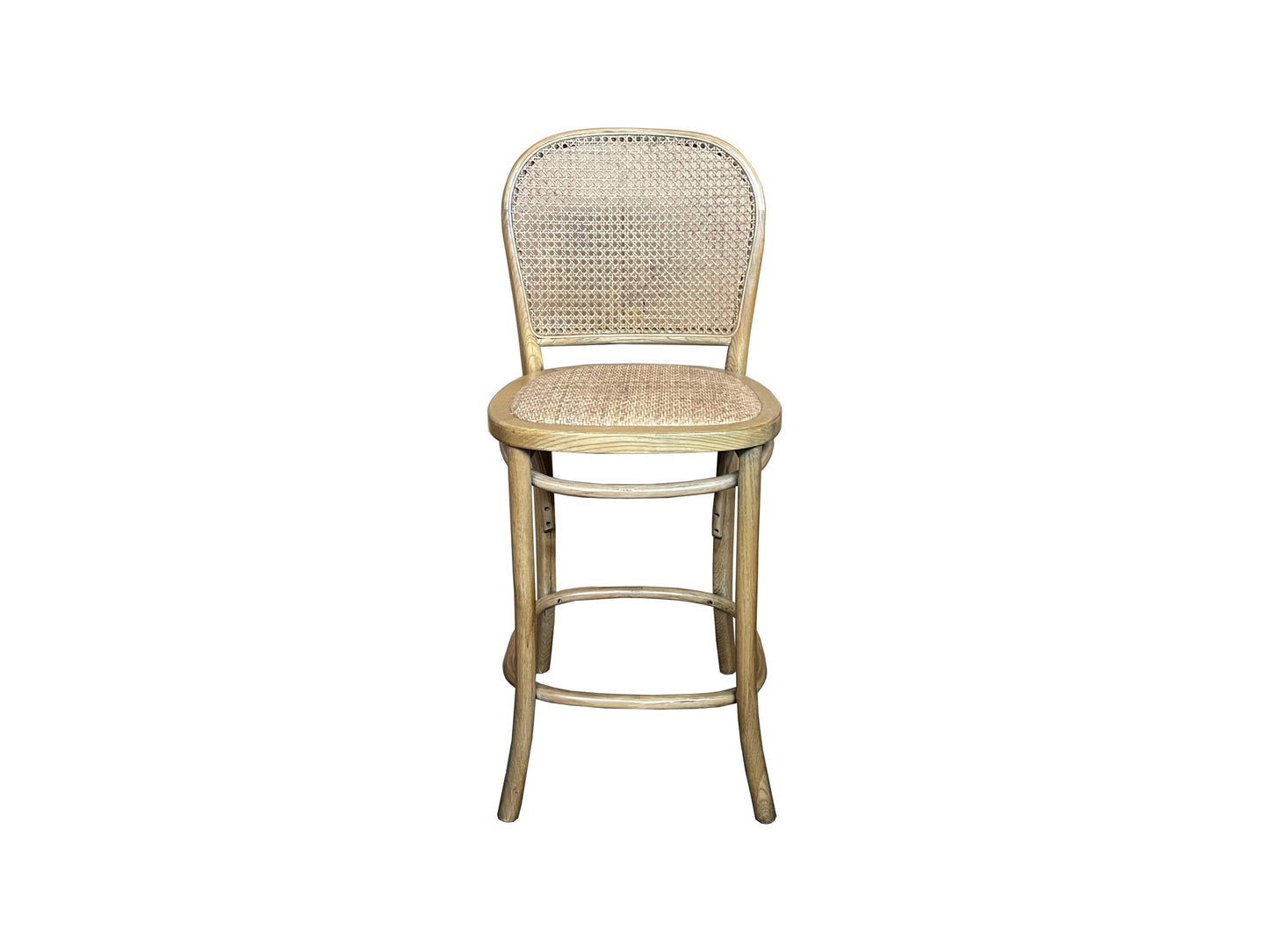 BAHAMAS NATURAL HAMPTON STYLE RATTAN BAR STOOL/COUNTER STOOL - MyChocolateWood
