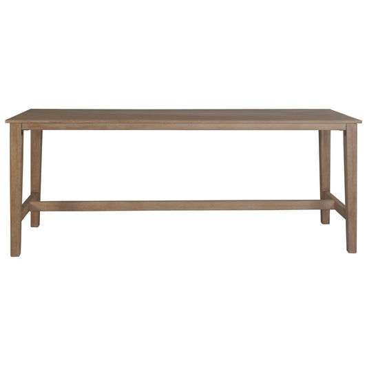 Athena Eucalyptus Timber Outdoor Bar Table in Natural 240cm