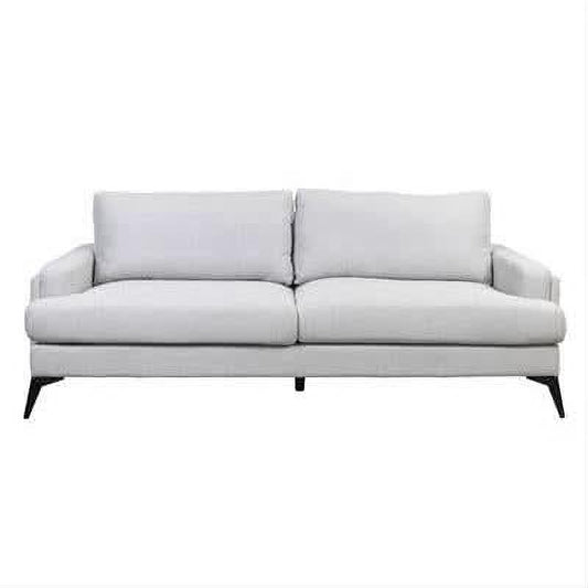 KIRTON FABRIC 3-SEATER SOFA LIGHT GREY - MyChocolateWood