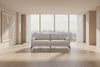 KIRTON FABRIC 3-SEATER SOFA LIGHT GREY - MyChocolateWood
