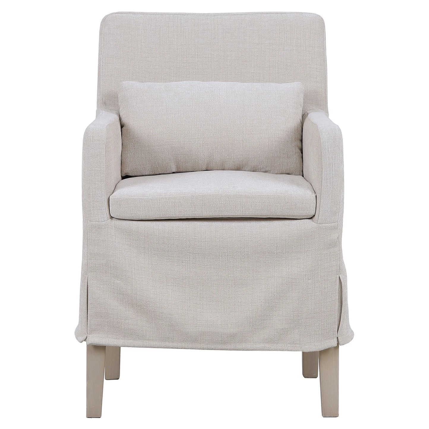 Begona Mahogany Timber Armchair - Natural