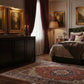 Tanaka Solid Mahogany Buffet 150cm with 2 Doors & 3 Drawers in Chocolate - Chocolate Wood