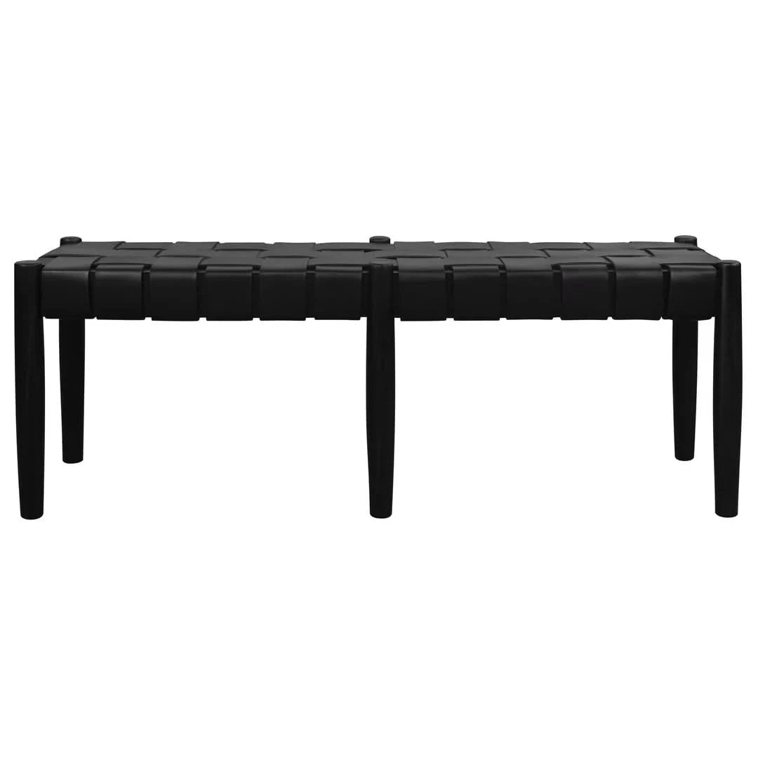ELLIOT LEATHER SOLID MINDI TIMBER BENCH - NATURAL (Copy) - MyChocolateWood
