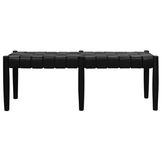 ELLIOT LEATHER SOLID MINDI TIMBER BENCH - NATURAL (Copy) - MyChocolateWood