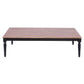 Boland Timber Coffee Table - Mango Wood Top - 160cm Natural/Black