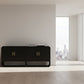 DELGARDO 4-DOOR BUFFET/SIDEBOARD BLACK - MyChocolateWood