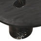 Sable Handmade Coffee Table - Mango Hardwood Top with Marble Inset Detail & Solid Marble Legs