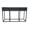 DIMANTA DESIGNER  3-DRAWER HALL TABLE/CONSOLE TABLE BLACK