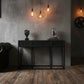 DIMANTA DESIGNER  3-DRAWER HALL TABLE/CONSOLE TABLE BLACK - MyChocolateWood