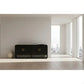 Delgardo 4-Door Buffet / Sideboard in Black - Chocolate Wood