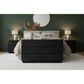 Gatsby Solid Mindi Timber 6-Drawer Dresser / Chest of Drawers in Black - Chocolate Wood