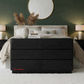 GATSBY WHITE CEDAR (MINDI WOOD) 2 DRAWER BEDSIDE TABLE BLACK - MyChocolateWood