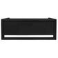 Jasper Solid Mindi Timber Storage Bench / Blanket Box in Black - Chocolate Wood
