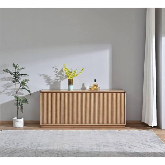 Denby Messmate Timber 4-Door Buffet/Sideboard Light Smoke