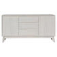 HALIFAX SOLID ACACIA TIMBER BUFFET TWO DOORS 3 DRAWERS IN BRUSHED WHITE