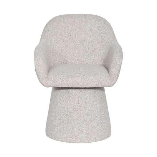 REMY NATURAL ASH DINING TABLE  IN NATURAL ASH COLOUR 220CM WITH 8 EVERLEE SWIVEL CHAIRS - MyChocolateWood