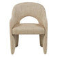 KELLER FABRIC DINING CHAIR FIELD BROWN - MyChocolateWood