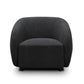 SUKI BOUCLE 3-SEATER ARMCHAIR CHARCOAL - MyChocolateWood
