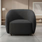 SUKI BOUCLE ARMCHAIR CHARCOAL - MyChocolateWood