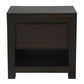 TANAKA SOLID MAHOGANY TIMBER BEDSIDE TABLE WITH 1 DRAWER IN CHOCOLATE - MyChocolateWood