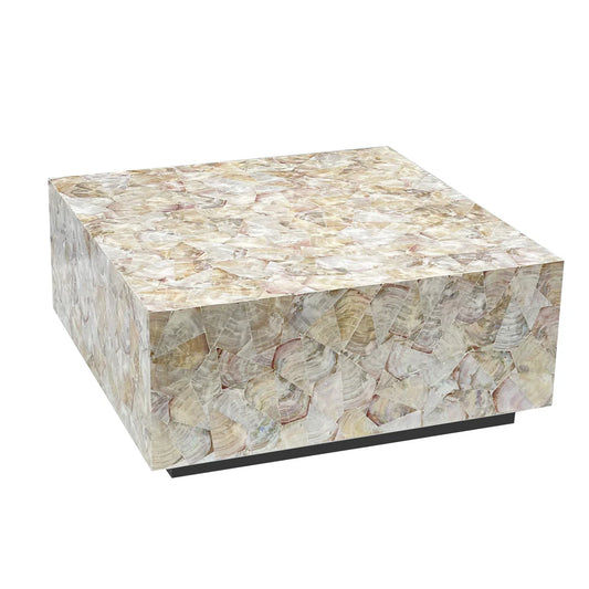 ANAIS MOTHER OF PEARL HAND MADE COFFEE TABLE - MyChocolateWood