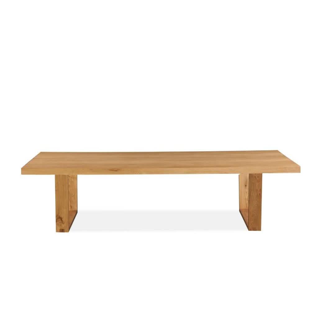STROUD ELM VENEER TIMBER/MDF COFFEE TABLE 120X60X45CM NATURAL - MyChocolateWood