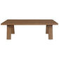 ATHENA EUCALYPTUS TIMBER OUTDOOR COFFEE TABLE NATURAL