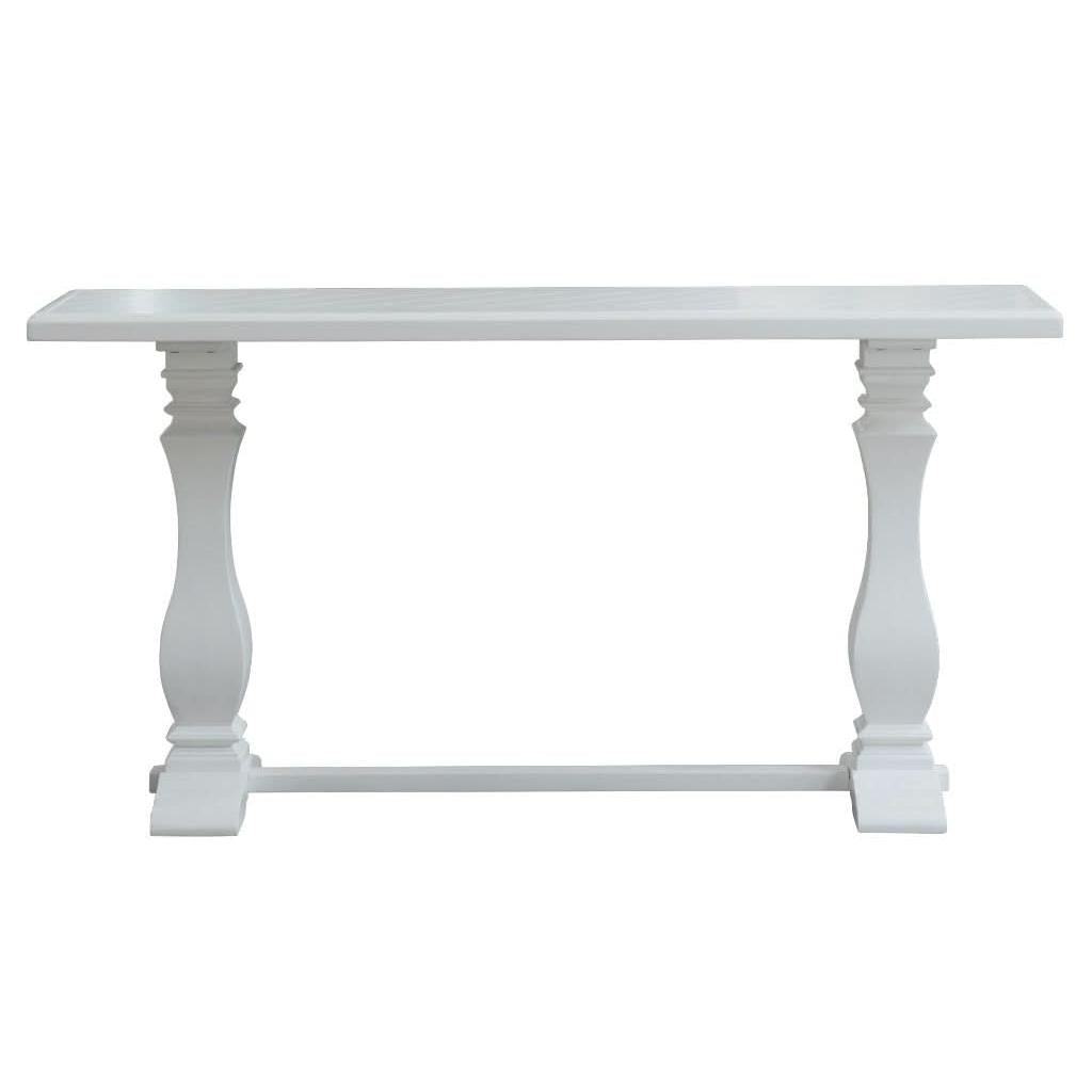 Sherborne Acacia wood console table by MyChocolateWood with a sleek design and smooth finish, ideal for hallway or living room decor.