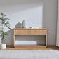 Denby Messmate Timber 2-Drawer Console Table/Hall Table Light Smoke