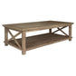 DEVONSHIRE ACACIA TIMBER COFFEE TABLE BRUSHED KHAKI - MyChocolateWood