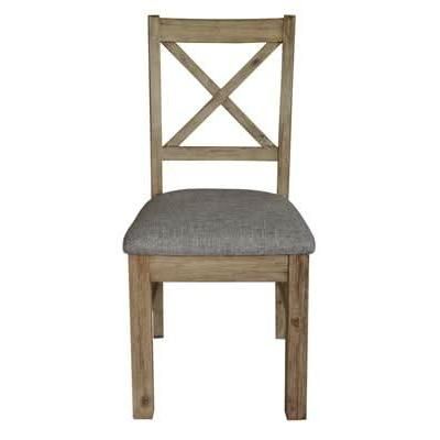 DEVONSHIRE ACACIA TIMBER DINING CHAIR BRUSHED KHAKI - MyChocolateWood
