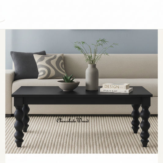 Carolyn Mindi Wood Coffee Table