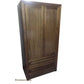 DANILO 2 DRAWERS WITH HANGING SPACE WARDROBE IN TASSIE OAK LIGHT BROWN AUSTRALIAN CUSTOM MADE - MyChocolateWood