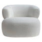 Daventry Ashwood/Fine Boucle Occasional Chair/Lounge Chair - Snow