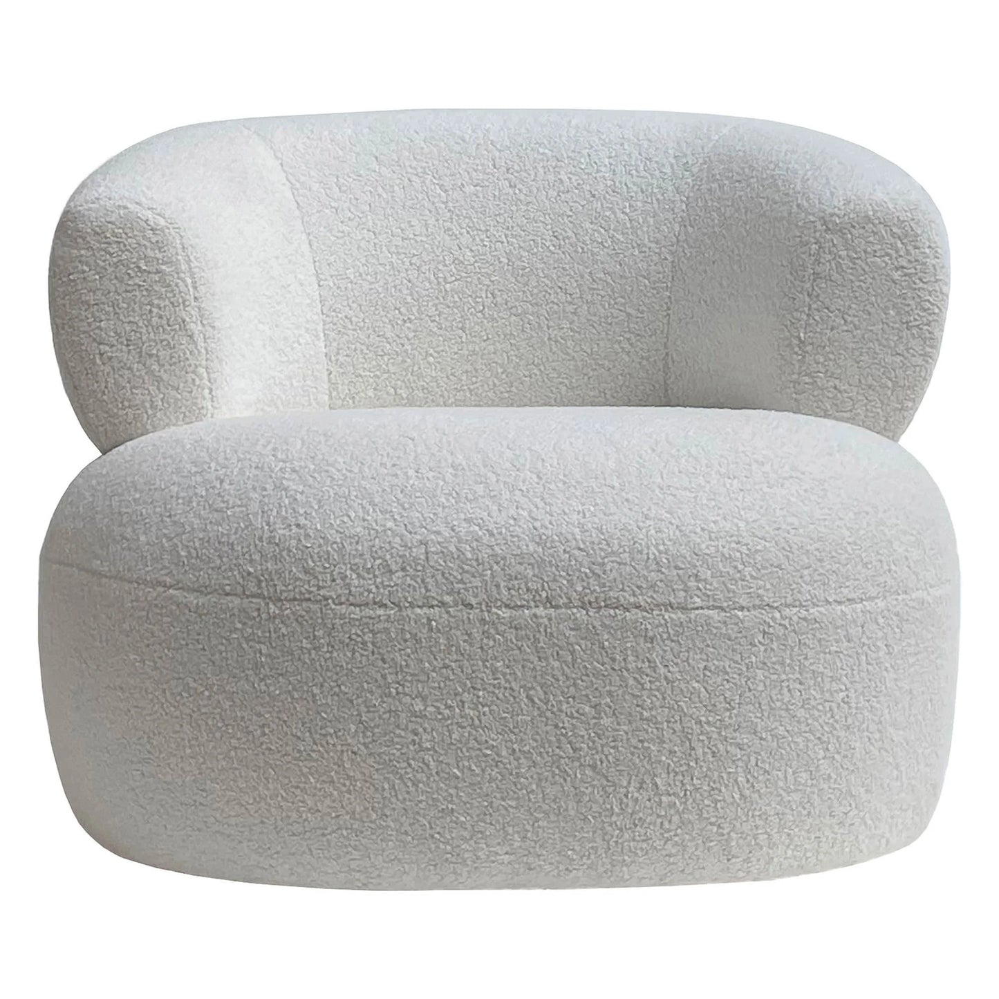 Daventry Ashwood/Fine Boucle Occasional Chair/Lounge Chair - Snow