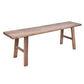 HARLOW SOLID HARDWOOD RUSTIC BENCH EXTRA LARGE NATURAL 180X46X50