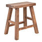 HARLOW STOOL IN SOLID HARDWOOD NATURAL 47X34X50CM