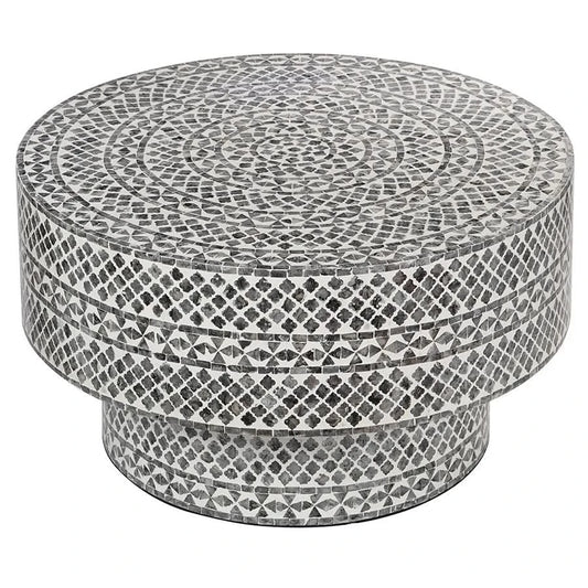LILITH MOTHER OF PEARL HAND MADE COFFEE TABLE - MyChocolateWood