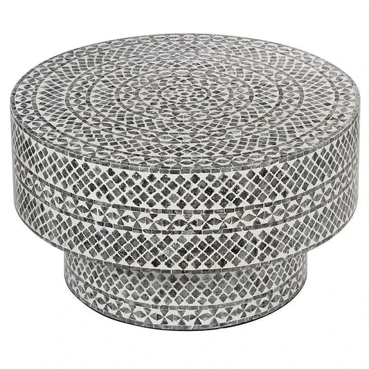 LILITH MOTHER OF PEARL HAND MADE COFFEE TABLE - MyChocolateWood