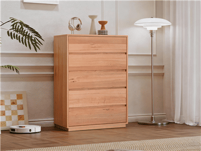 Jonfu Messmate Timber 4-Piece Bedroom Suite: 1 King Bed, 1 Tallboy & 2xBedside Tables